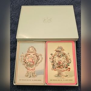 Vintage Thomas De La Rue Playing Cards Bow Porcelain Circa 1760